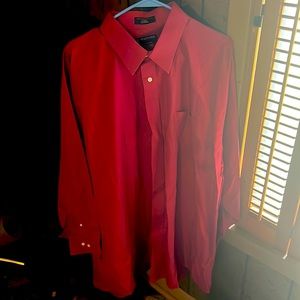 Button up long sleeve dress shirt. Mens size 34/35